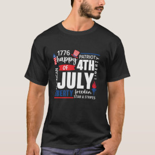 Camiseta Bandera Patriótica De Estados Unidos 4 De Julio Am