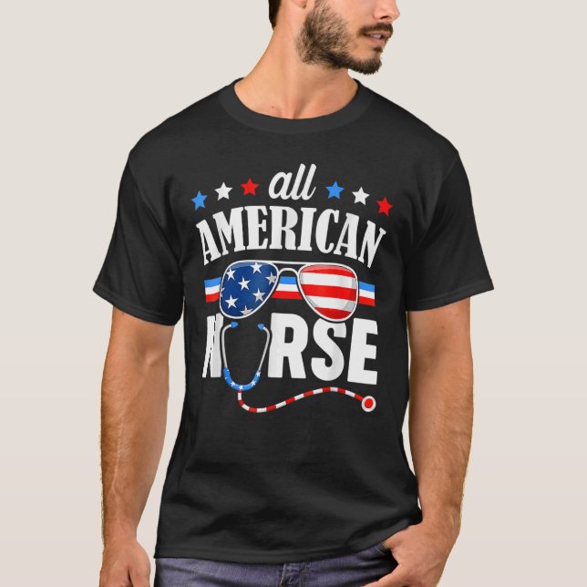 Camiseta Bandera Patriótica De Estados Unidos De Toda Enfer (Anverso)