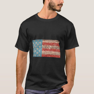 Camiseta Bandera Patriótica De Estados Unidos Para Hombres 