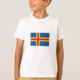 Camiseta Bandera patriótica de las Islas Åland