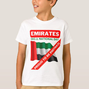 Camiseta Bandera Patriótica de los Emiratos Árabes Unidos