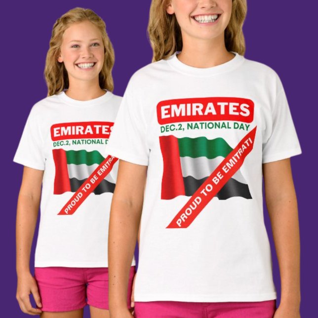 Camiseta Bandera Patriótica de los Emiratos Árabes Unidos (Subido por el creador)
