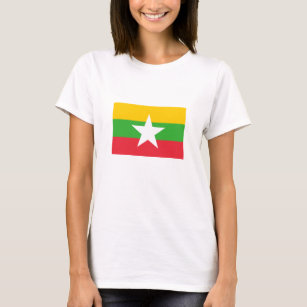 Camiseta Bandera patriótica de Myanmar