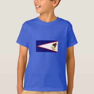 Camiseta Bandera Patriótica de Samoa Americana