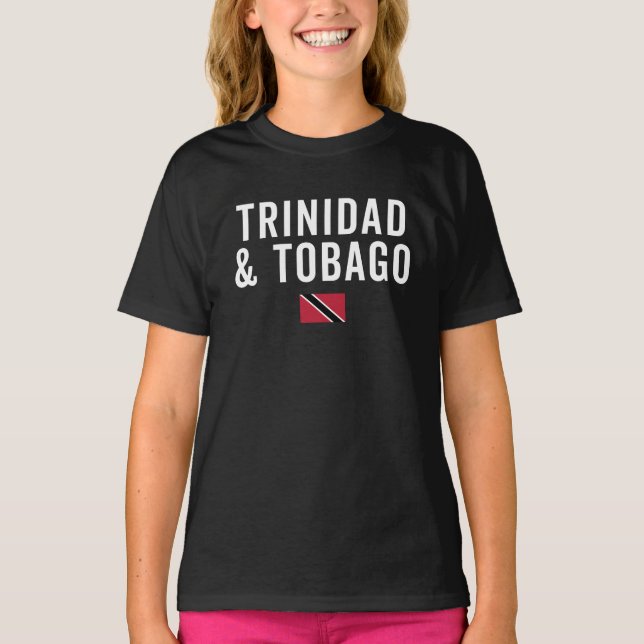 Camiseta Bandera Patriótica de Trinidad y Tobago (Anverso)