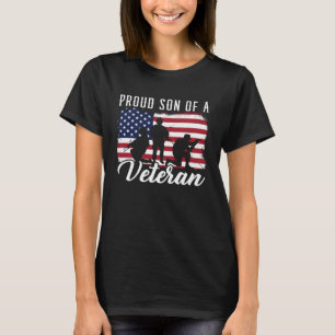 Camiseta Bandera Patriótica de Veterano de EE. UU. de la Li