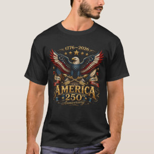 Camiseta Bandera patriótica del águila calva estadounidense