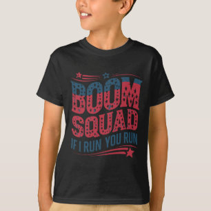 Camiseta Bandera Patriótica Eeuu 4 De Julio Escuadrón De Bo