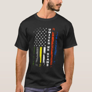 Camiseta Bandera Patriótica Estadounidense de Primera Respu