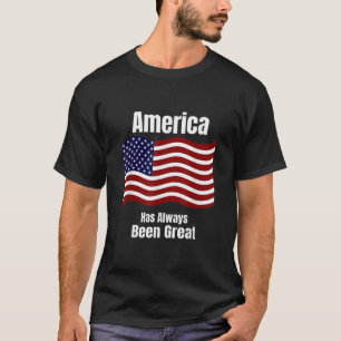 Camiseta Bandera Patriótica Estadounidense Estados Unidos S