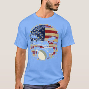 Camiseta Bandera patriótica estadounidense Estados Unidos t