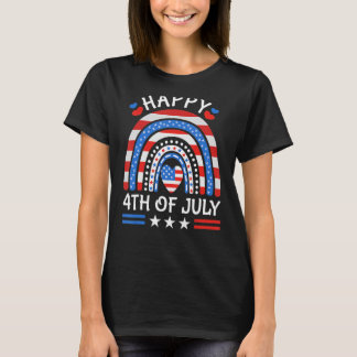 Camiseta Bandera Patriótica Estadounidense Hombres Mujeres