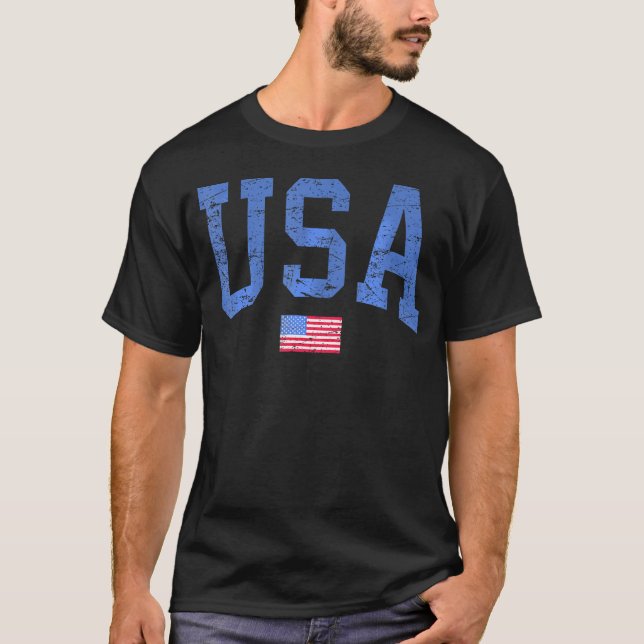 Camiseta Bandera Patriótica Estadounidense Molesta (Anverso)