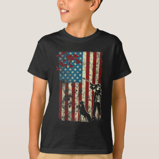 Camiseta Bandera patriotica estadounidense perturbada por l