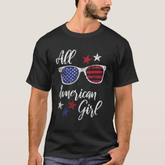 Camiseta Bandera Patriótica Estadounidense Sungla