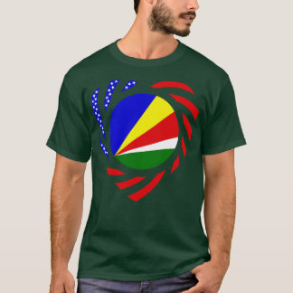 Camiseta Bandera patriótica multinacional de Seychelles