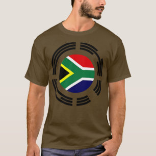 Camiseta Bandera patriótica multinacional sudafricana corea