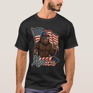 Camiseta Bandera Patriótica Norteamericana De La Roca Meric