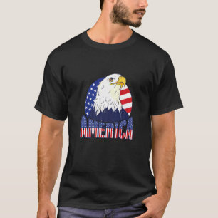 Camiseta Bandera Patriótica Norteamericana Eeuu Freedom Eag