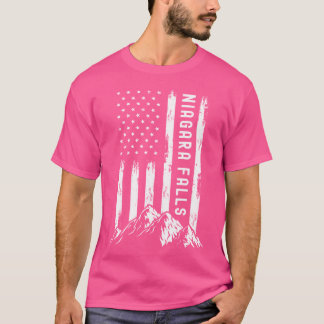 Camiseta Bandera Patriótica Senderismo Naturaleza al aire l
