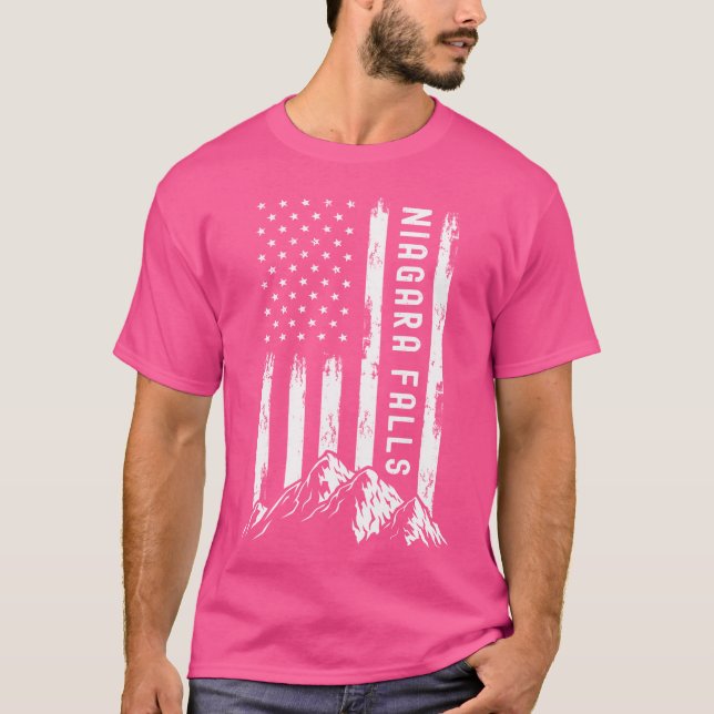 Camiseta Bandera Patriótica Senderismo Naturaleza al aire l (Anverso)