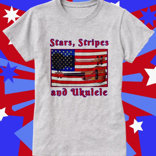 Camiseta Bandera patriótica ucraniana divertida con estrell (Subido por el creador)