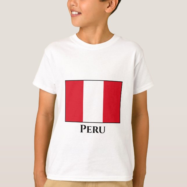 Camiseta Bandera peruana (Anverso)