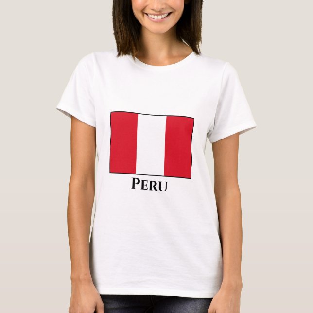 Camiseta Bandera peruana (Anverso)