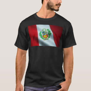 Camiseta Bandera Peruana Para Hombres Orgullosos De Perú