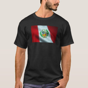 Camiseta Bandera Peruana Para Hombres Orgullosos De Perú