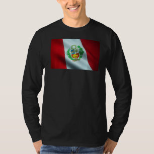 Camiseta Bandera Peruana Para Hombres Orgullosos De Perú
