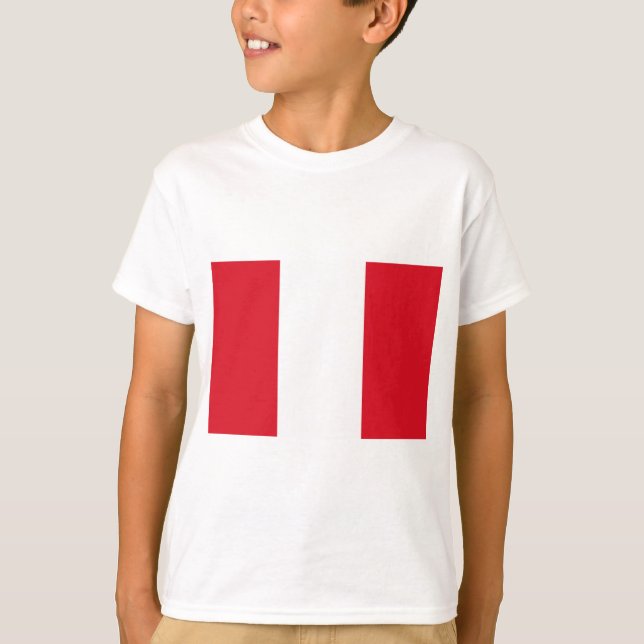 Camiseta Bandera peruana (Perú) (Anverso)