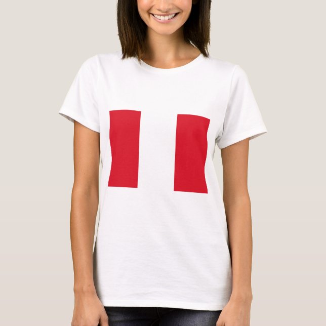 Camiseta Bandera peruana (Perú) (Anverso)