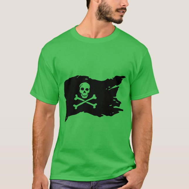Camiseta bandera pirata (Anverso)