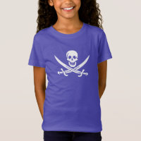 Bandera pirata calavera espadas cruzadas