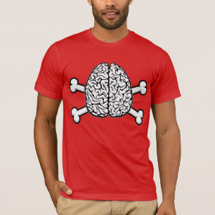 Camiseta Bandera pirata del cerebro n