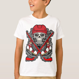 Camiseta Bandera pirata Jolly Roger de cráneo de hockey sob