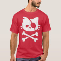 Bandera pirata pirata de gato bonito gatito gatito