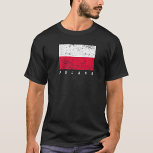 Camiseta Bandera polaca angustiada