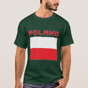 Camiseta Bandera Polaca Con Polonia