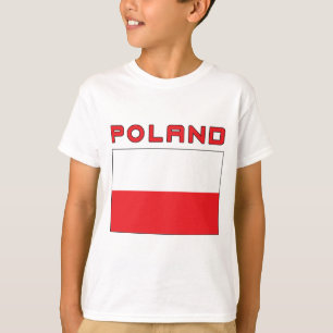 Camiseta Bandera polaca con Polonia