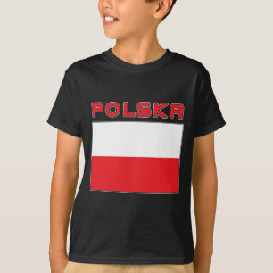 Camiseta Bandera polaca con Polska