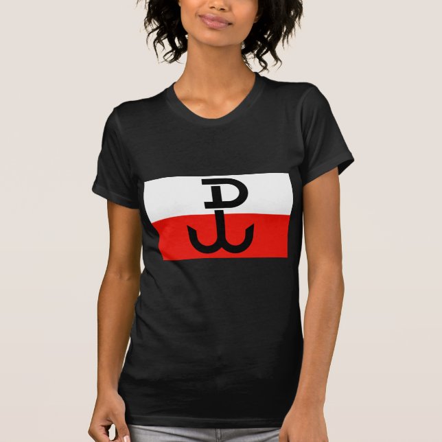 Camiseta Bandera polaca de la resistencia (Anverso)