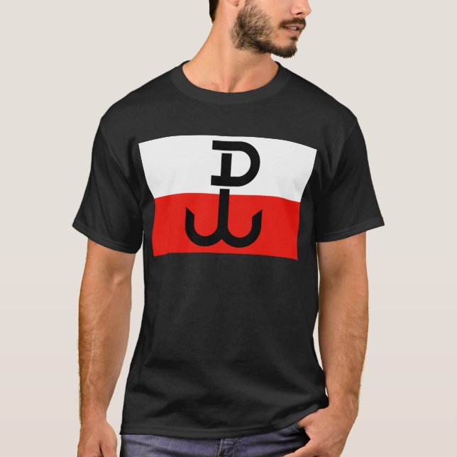 Camiseta Bandera polaca de la resistencia (Anverso)