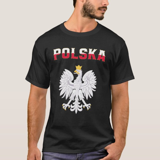 Camiseta Bandera polaca de Polonia (Anverso)