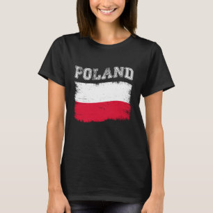 Camiseta Bandera Polaca Destino Turístico Vacaciones Poloni