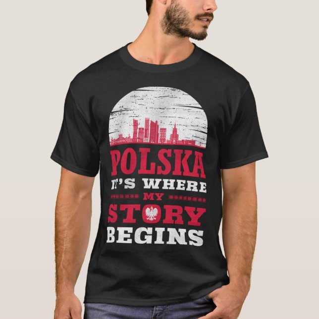 Camiseta Bandera polaca Lechia Rota Polska Soccer Polska (Anverso)