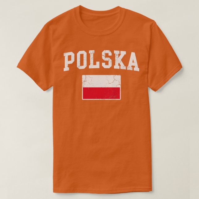 Camiseta Bandera Polaca Patrimonio de la Familia Polaca (Diseño del anverso)