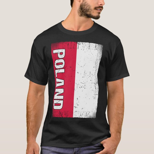 Camiseta Bandera polaca Polonia 1 (Anverso)