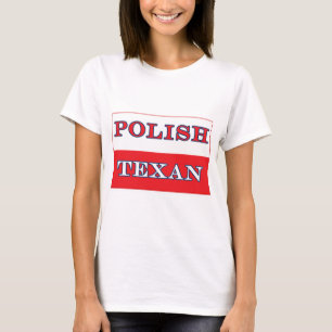 Camiseta Bandera polaca texana polaca
